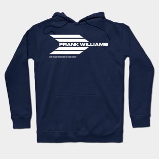 Frank Williams Racing 1969-70 team logo (with address) - white print Hoodie